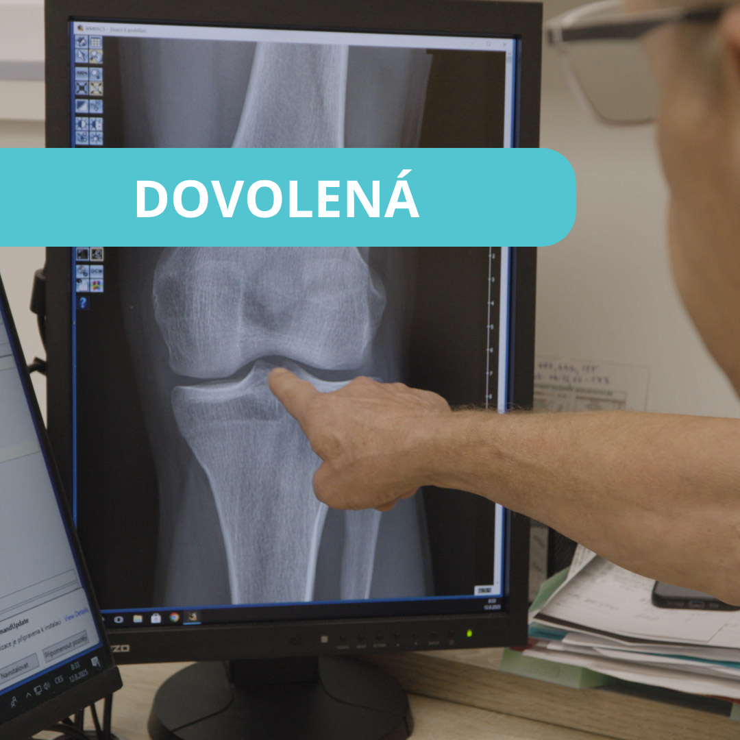 Dovolená v ortopedické ambulanci